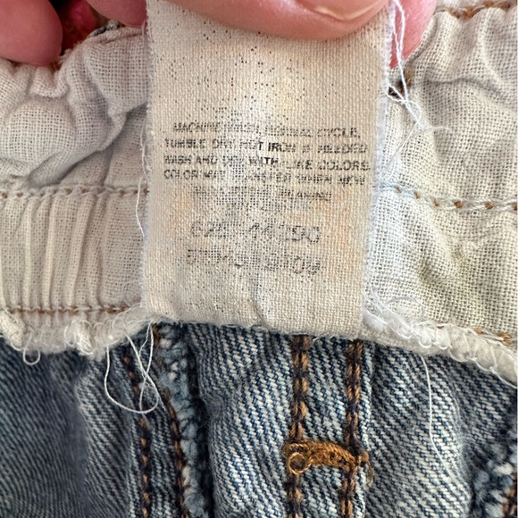 Vintage Levi’s Silver Tab Jeans – 90s Baggy Paperbag Mom Acid Wash - Picture 6 of 9